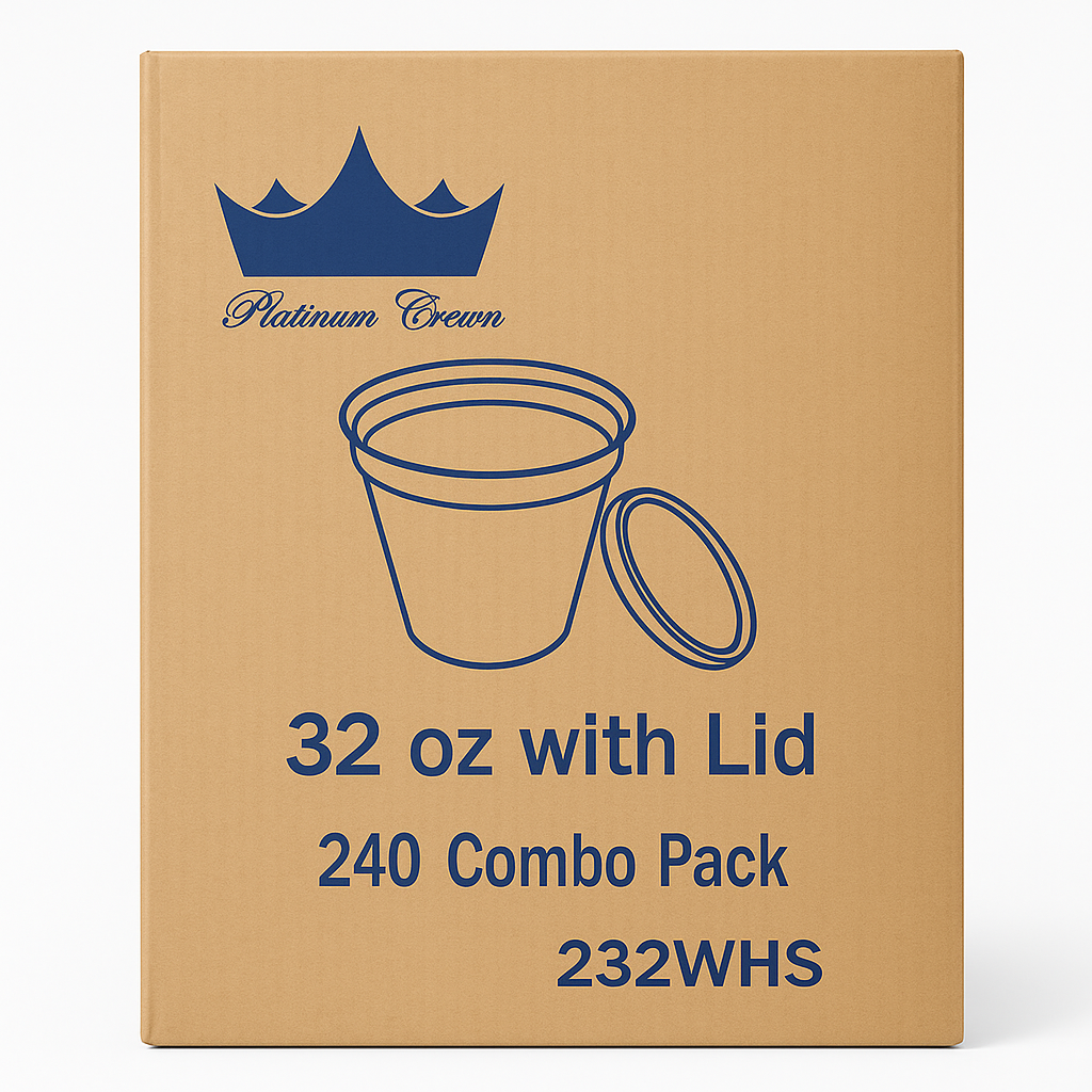 32 oz soup containers 240/Box