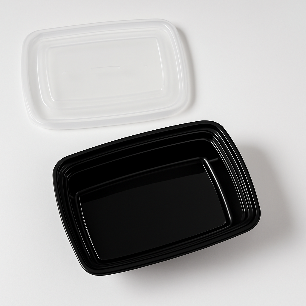 28 oz To-Go Food Containers with Lids - 150/Box