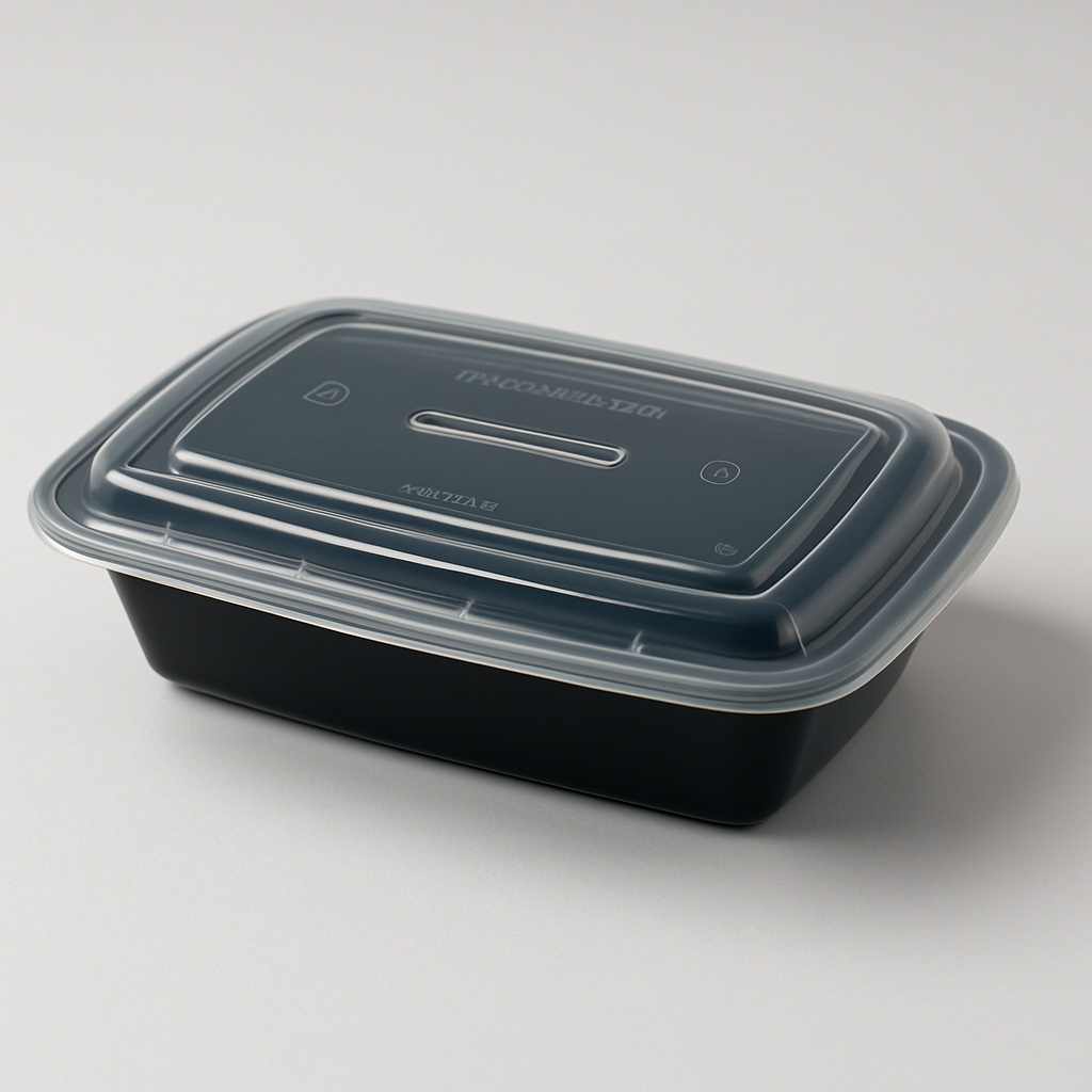 28 oz To-Go Food Containers with Lids - 150/Box